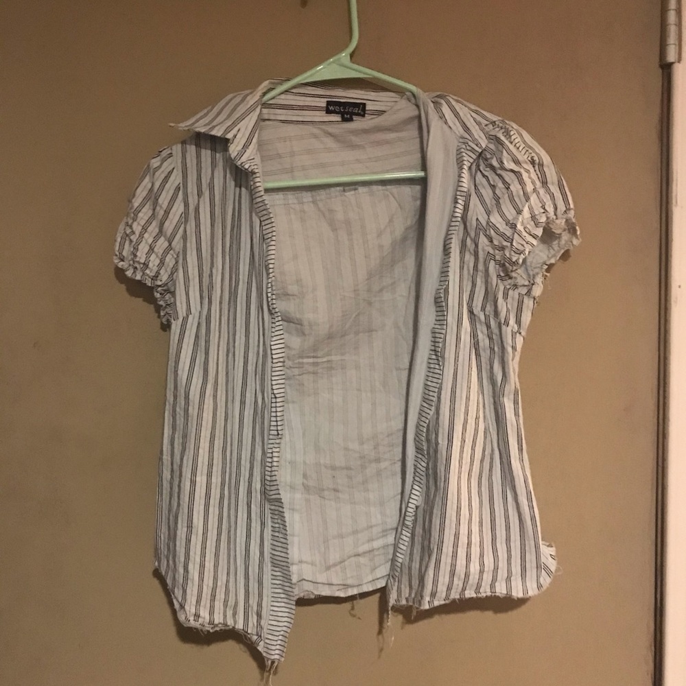 Striped button up - Picture 3 of 3